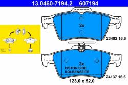 ATE fékbetétkészlet, tárcsafék ATE 13.0460-7194.2