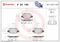 BREMBO BRE-P23150