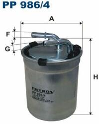 FILTRON Üzemanyagszűrő FILTRON PP 986/4 (PP 986/4)