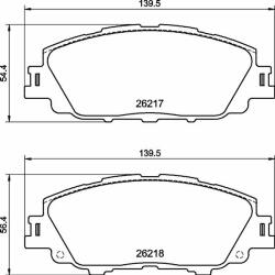 BREMBO fékbetétkészlet, tárcsafék BREMBO P 83 175 (P 83 175)