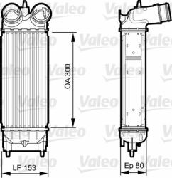 VALEO töltőlevegő-hűtő VALEO 818244 (818244)