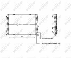NRF hűtő, motorhűtés NRF 509729 (509729)