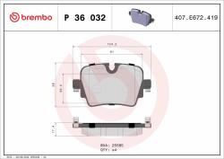 BREMBO Bre-p36032 (p 36 032)