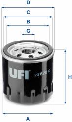 UFI olajszűrő UFI 23.628. 00