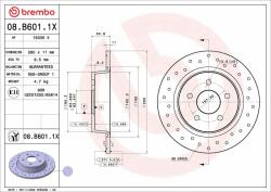 BREMBO féktárcsa BREMBO 08. B601.1X