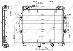 NRF hűtő, motorhűtés NRF 53151 (53151)