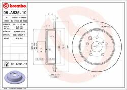BREMBO Bre-08. A635.11 (08.a635.11)