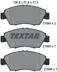 TEXTAR fékbetétkészlet, tárcsafék TEXTAR 2169401 (2169401)