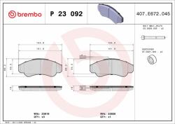 BREMBO Bre-p23092 (p 23 092)