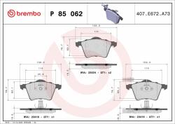 BREMBO Bre-p85062 (p 85 062)