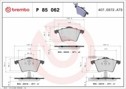 BREMBO BRE-P85062