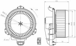 NRF Utastér-ventilátor NRF 34296 (34296)