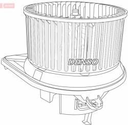 DENSO Utastér-ventilátor DENSO DEA17029
