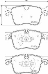 BREMBO fékbetétkészlet, tárcsafék BREMBO P 61 127X (P 61 127X)