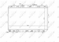 NRF hűtő, motorhűtés NRF 53819 (53819)
