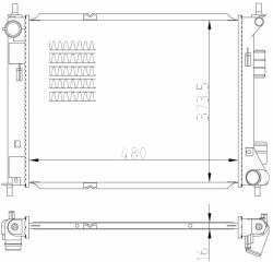 NRF hűtő, motorhűtés NRF 59315 (59315)