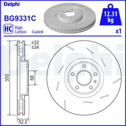 DELPHI Tarcza Ham. Przod Lewa (bg9331c)