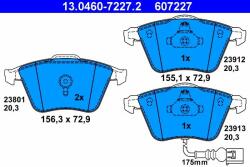 ATE fékbetétkészlet, tárcsafék ATE 13.0460-7227.2 (13.0460-7227.2)