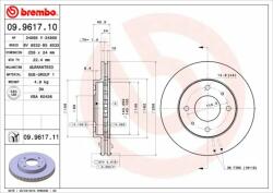 BREMBO Bre-09.9617. 11 (09.9617.11)