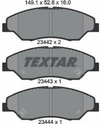 TEXTAR fékbetétkészlet, tárcsafék TEXTAR 2344201 (2344201)