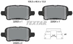 TEXTAR fékbetétkészlet, tárcsafék TEXTAR 2292301 (2292301)
