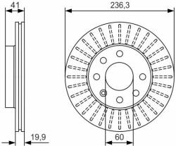 Bosch féktárcsa BOSCH 0 986 479 S98 (0 986 479 S98)