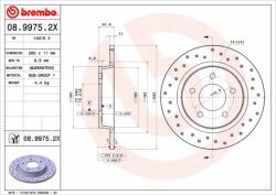 BREMBO Bre-08.9975. 2x (08.9975.2x)