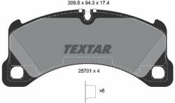 TEXTAR fékbetétkészlet, tárcsafék TEXTAR 2570101 (2570101)