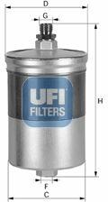 UFI Üzemanyagszűrő UFI 31.563. 00