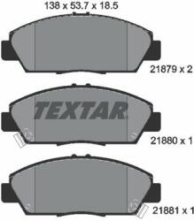 TEXTAR fékbetétkészlet, tárcsafék TEXTAR 2187901 (2187901)