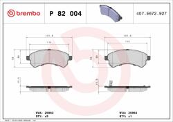 BREMBO Bre-p82004 (p 82 004)