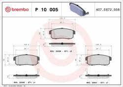 BREMBO BRE-P10005