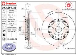 BREMBO féktárcsa BREMBO 09. A665.23 (09.A665.23)