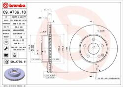BREMBO Bre-09. A736.11 (09.a736.11)