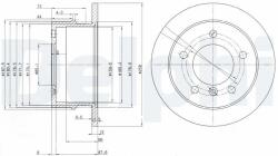 DELPHI Tarcza Ham. Mercedes Sprinter - centralcar - 13 345 Ft