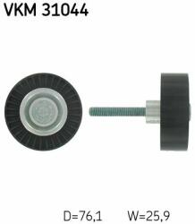 SKF Szíjtárcsa/vezetőgörgő, hosszbordás szíj SKF VKM 31044 (VKM 31044)