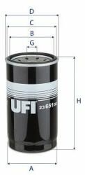 UFI olajszűrő UFI 23.651. 00