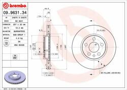 BREMBO Bre-09.9631. 34 (09.9631.34)