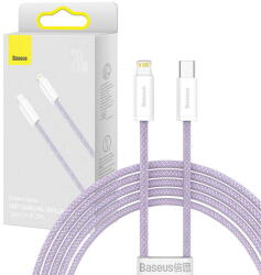 Baseus Cablu de Date Baseus USB-C for Lightning Dynamic Series, 20W, 2m Violet (22145)