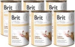Brit Grain Free Veterinary Diet Dog Hepatic Turkey & Peas 6x400g
