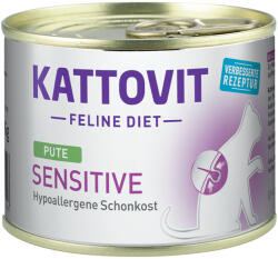 KATTOVIT Sensitive turkey tin 6x185 g