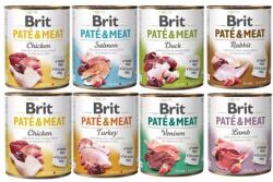 Brit Pate&Meat Vegyes ízek 8x800 g pástétom