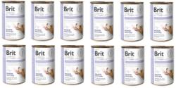 Brit Veterinary Diet Gastrointestinal Salmon&Pea eledel érzékeny gyomor-bélrendszeri traktusú kutyáknak 12x400 g
