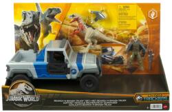 Mattel Set Camioneta Search And Smash Si Dinozaur Atrociraptor