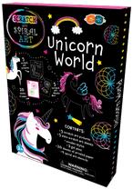 Buddy&Barney Set Creatie Scratch & Spiral - Lumea Unicornilor
