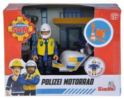 Simba Toys Motocicleta Police Cu Figurina
