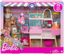 Mattel Barbie Set De Joaca Magazin Accesorii Animalute Papusa Barbie