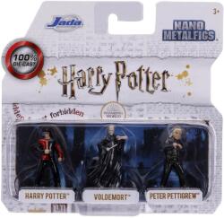 Jada Toys Set 3 Nanofigurine Harry Potter, 4 cm