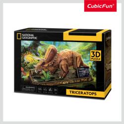 CubicFun Puzzle 3D Triceratops, 44 Piese (CUDS1052h)