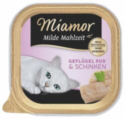Miamor Milde Mahlzeit Poultry Pure&Ham 100g hrana pisica, pasare si sunca